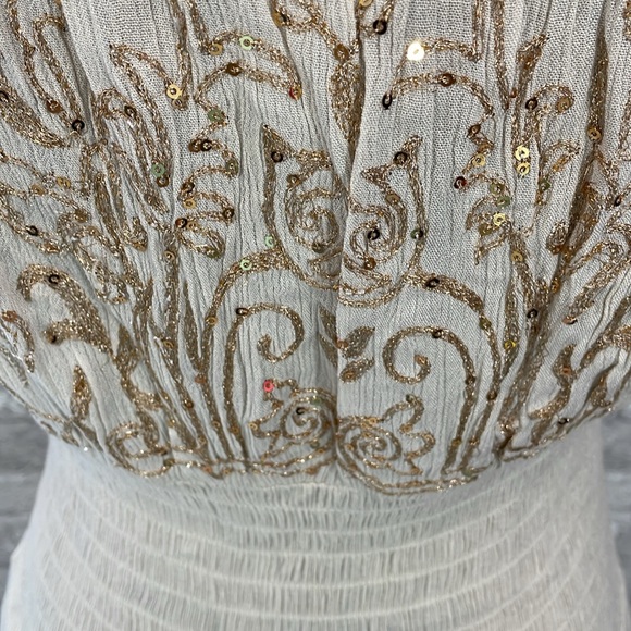 Boston Proper Bamboo Sequin Peasant
Maxi Dress - Picture 7 of 10